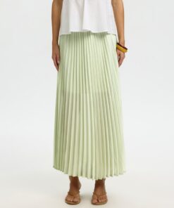 Selected Femme SLFMillie Ankle Plisse Skirt Lint