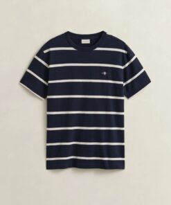 Gant Striped T-Shirt Evening Blue