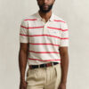 Gant Striped Polo Shirt Creamed White
