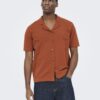 Only & Sons ONSjam Life Shirt Burnt Brick