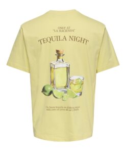 Only & Sons ONSFred Life Print Tee Sunlight