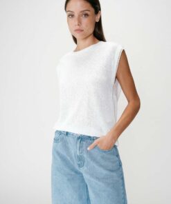 Grace & Mila Wallace Top Ivoire