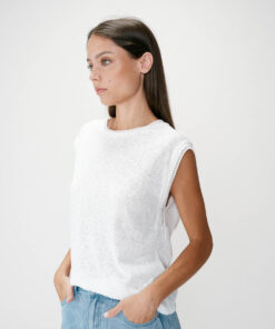 Grace & Mila Wallace Top Ivoire