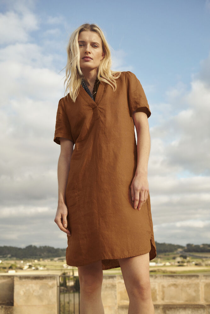 Part Two AminasePW Linen Dress Argan Oil
