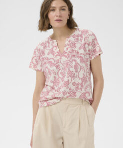 Part Two GesinasPW T-Shirt Peach Blossom Dot Paisley