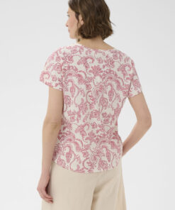 Part Two GesinasPW T-Shirt Peach Blossom Dot Paisley