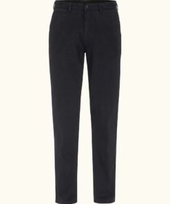 Oscar Jacobson Danik Slim Fit Cotton Stretch Trousers Dark Blue