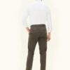 Oscar Jacobson Danik Slim Fit Cotton Stretch Trousers Green