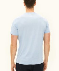 Oscar Jacobson Kim Regular Fit Tencelblend T-Shirt Blue