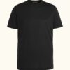 Oscar Jacobson Kim Regular Fit Tencelblend T-Shirt Black