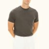 Oscar Jacobson Kim Regular Fit Tencelblend T-Shirt Green