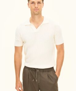 Oscar Jacobson Alf Regular Fit Cotton Polo Shirt Yellow