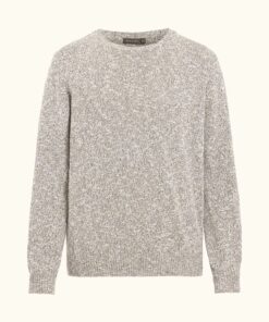 Oscar Jacobson Lyndon Regular Fit Roundneck Cottonblend Sweater Blue