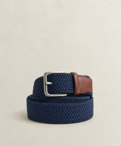 Gant Elastic Braided Belt Classic Blue