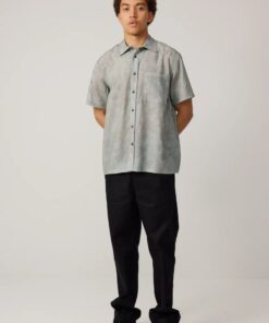Makia Bloom Shirt Mineral Green