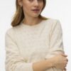 Vero Moda VMDoffy Stitch Ls O-Neck Pullover Birch