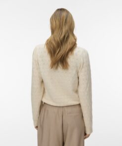 Vero Moda VMDoffy Stitch Ls O-Neck Pullover Birch