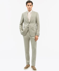 Tiger of Sweden Justin Slim Fit Linen Jacket Light Green