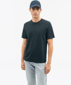 Tiger of Sweden Olaf Linen Blend T-Shirt Dark Blue