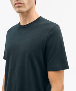 Tiger of Sweden Olaf Linen Blend T-Shirt Dark Blue