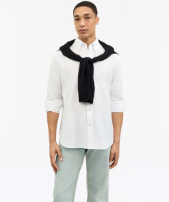Tiger of Sweden Bjorn Relaxed Fit Cotton Shirt White