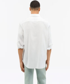 Tiger of Sweden Bjorn Relaxed Fit Cotton Shirt White