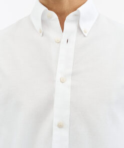 Tiger of Sweden Bjorn Relaxed Fit Cotton Shirt White