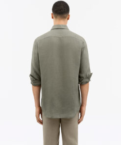 Tiger of Sweden Bjorn Casual Linen Shirt Green
