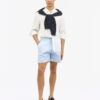 Tiger of Sweden Twolum NP Printed Cotton Shorts Blue