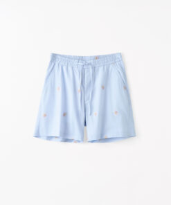 Tiger of Sweden Twolum NP Printed Cotton Shorts Blue