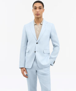 Tiger of Sweden Justin Slim-Fit Linen Jacket Blue