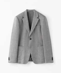 Tiger of Sweden Justin P Linen-Wool Jacket Grey