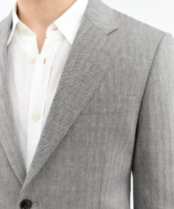 Tiger of Sweden Justin P Linen-Wool Jacket Grey