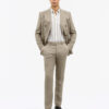 Tiger of Sweden Tense Tapered Linen Trousers Light Brown