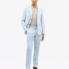 Tiger of Sweden Tense Tapered Linen Trousers Blue