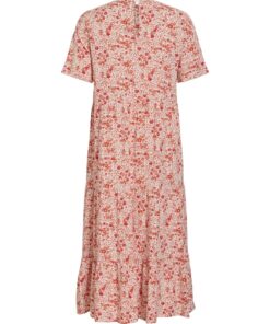 Vila ViPaddina S/S Midi Dress Cloud Dancer