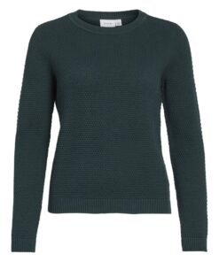 Vila VIDalo O-Neck Ls Knit Top Ponderosa Pine