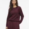 Vila VIDalo O-Neck Ls Knit Top Port Royale
