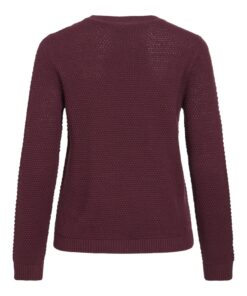 Vila VIDalo O-Neck Ls Knit Top Port Royale