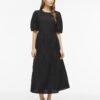 Vila VIPrisilla 2/4 O-Neck Midi Dress Black Beauty