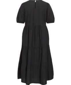 Vila VIPrisilla 2/4 O-Neck Midi Dress Black Beauty