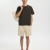 Selected Homme SLMTaj SS O-Neck Light Weight Tee Peat