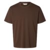 Selected Homme SLMTaj SS O-Neck Light Weight Tee Bracken