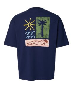 Selected Homme SLHRelaxnorman License Ss Tee Ocean Cavern