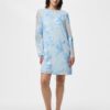 Pieces PCEva Ls Loose Dress Cashmere Blue