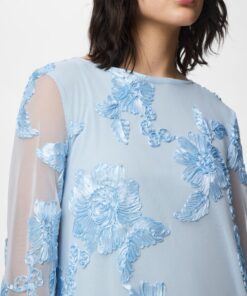 Pieces PCEva Ls Loose Dress Cashmere Blue