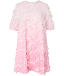 Y.A.S YASpanilla Ombre 2/4 Dress Pink Frosting