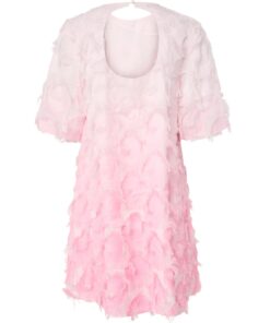 Y.A.S YASpanilla Ombre 2/4 Dress Pink Frosting