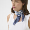 Part Two PhiPW Scarf Blue Dot Paisley Print