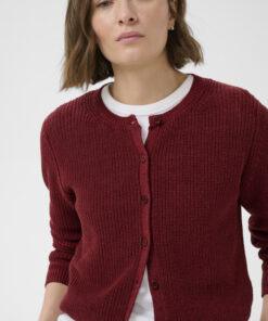 Part Two GigiaPW Cardigan Burnt Russet